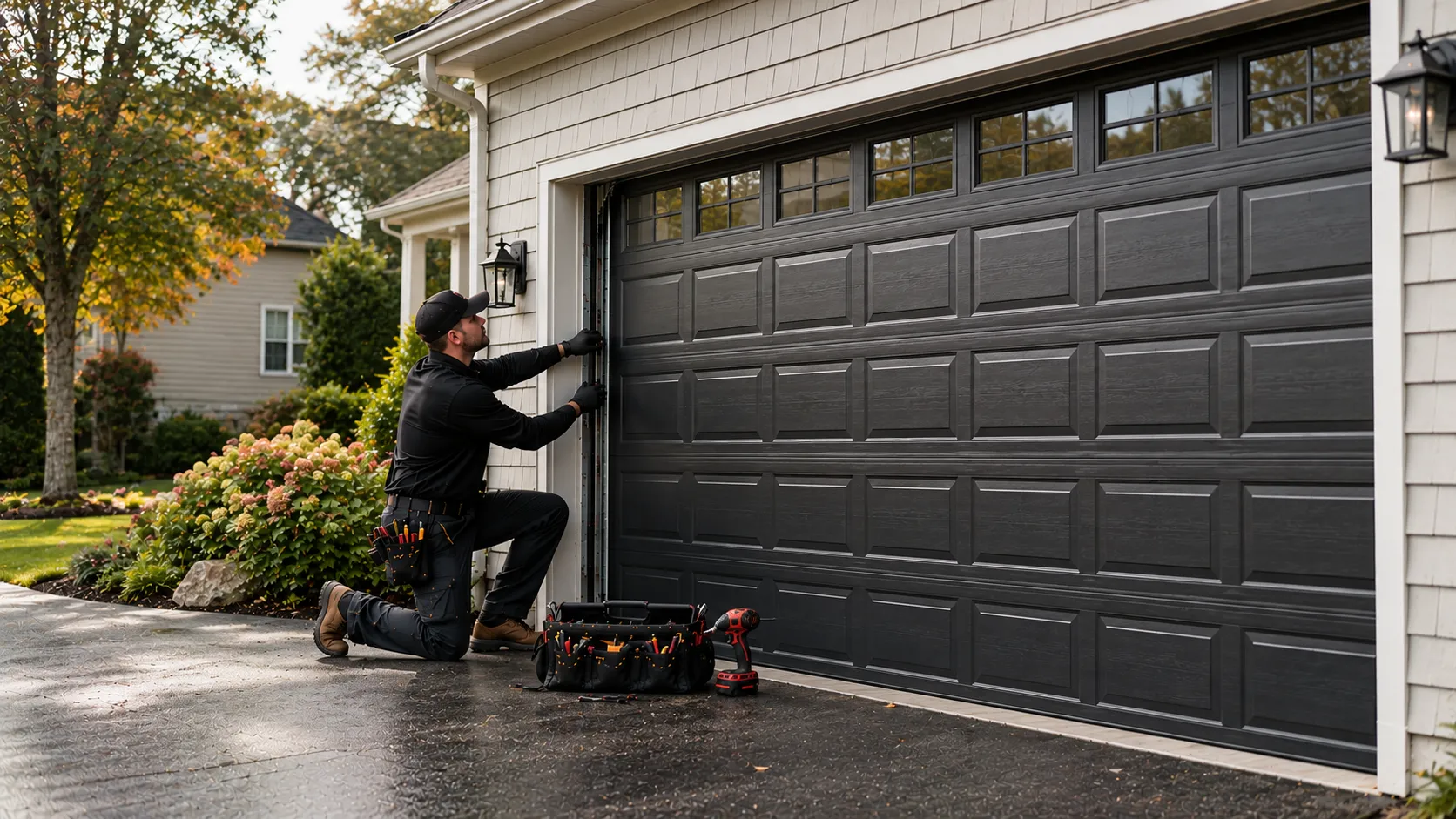 Garage door guides for Lincolnwood homeowners