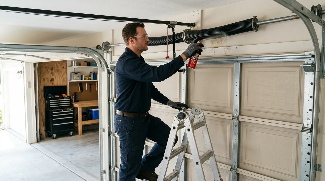 Roll-up steel garage door