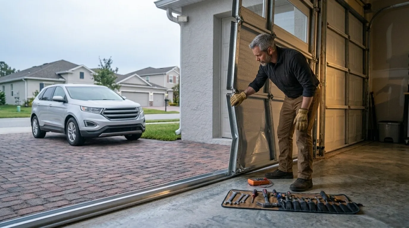 Repaired & tested - Lincolnwood garage door service