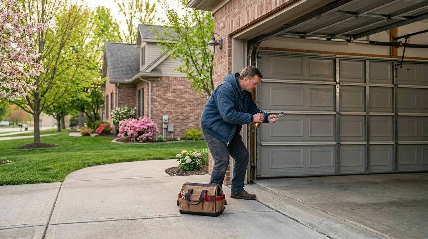 Why a Door Goes Off Track in Lincolnwood