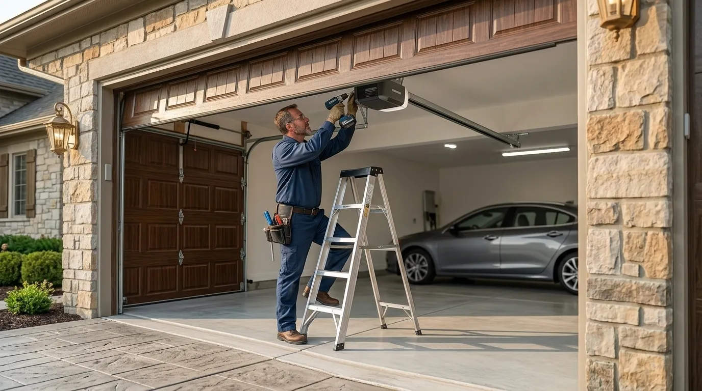 Raised panel garage door